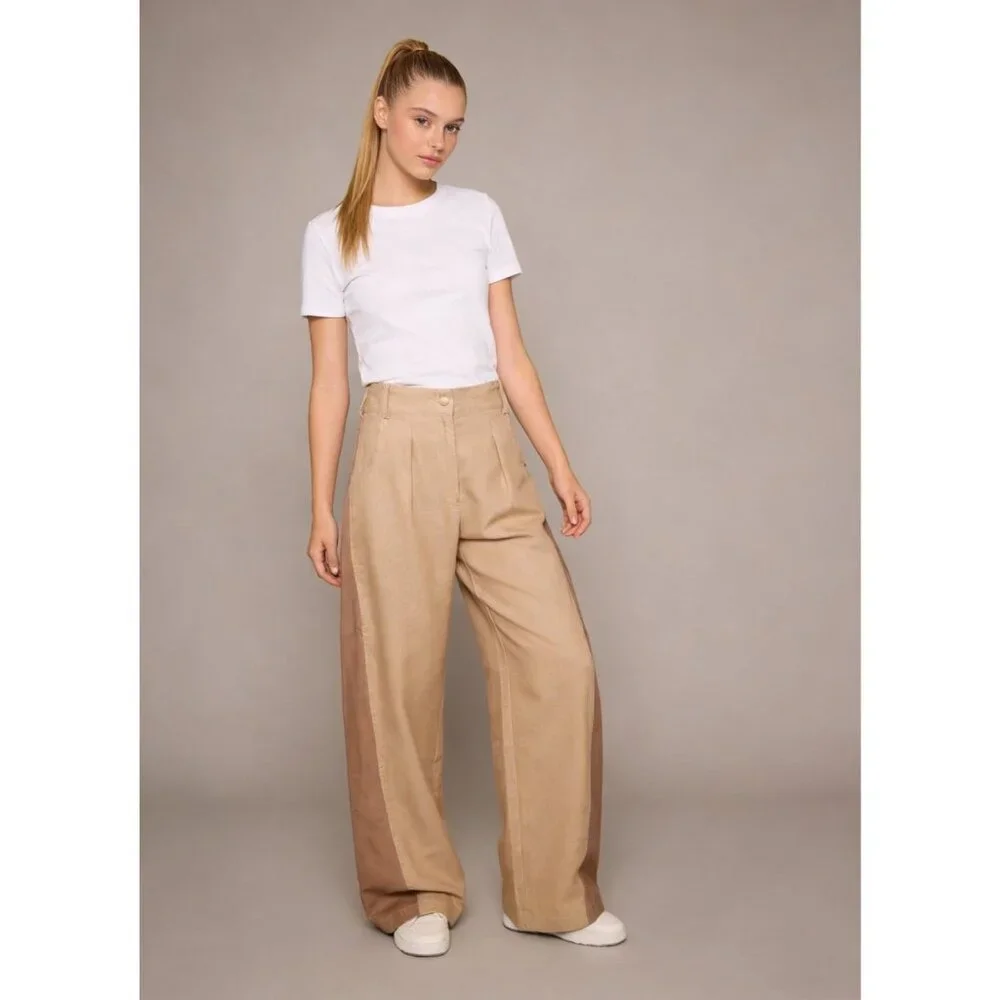NWOT FARM Rio Kakhi High Waist Pants Size M W31 Women's - Picture 1 of 11